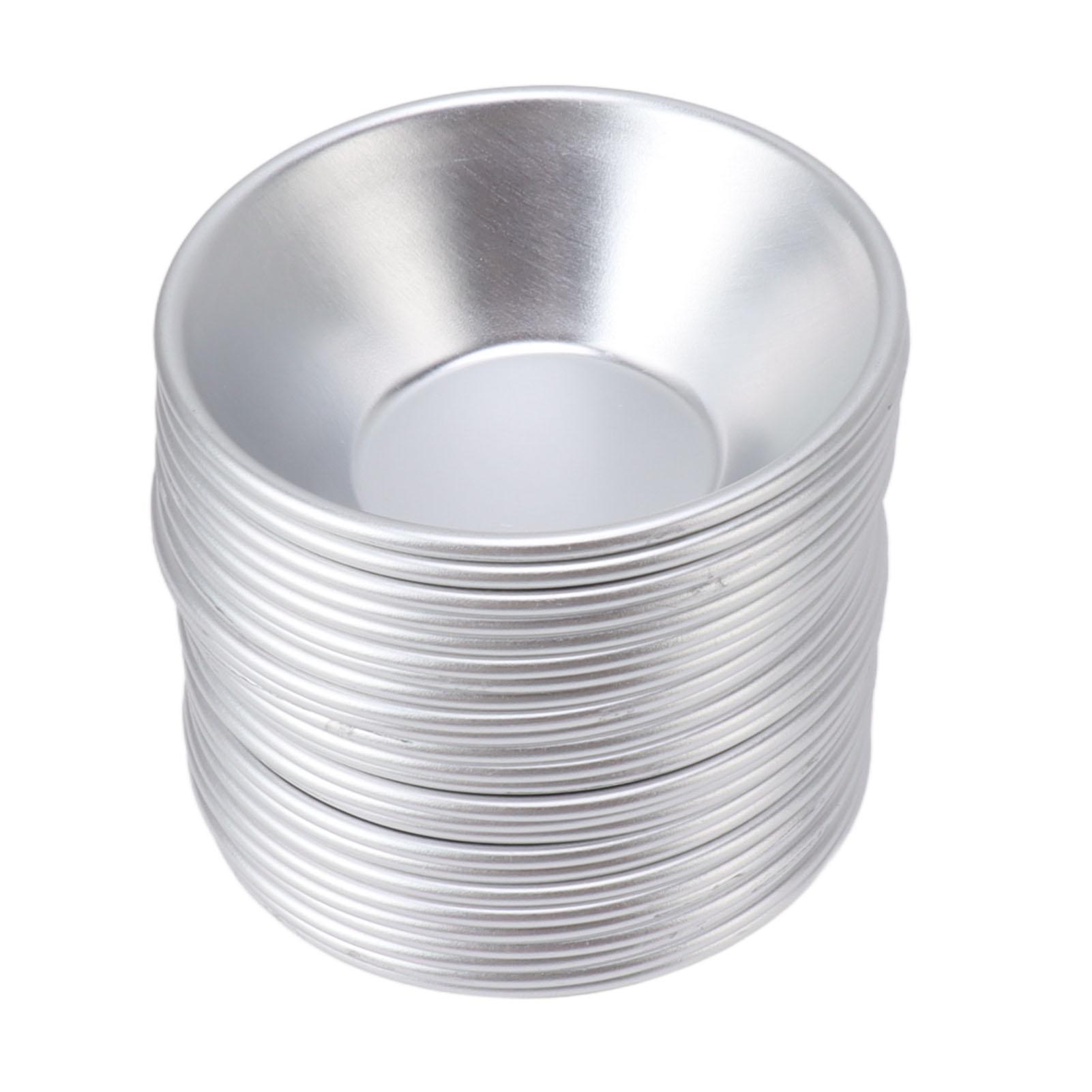 

25 шт. Алюминиевые формы для тарталеток, маленькие формочки для тартов и пирогов, мини-формы для кексов, пирожных, маффинов, печенья, чашки для выпечки