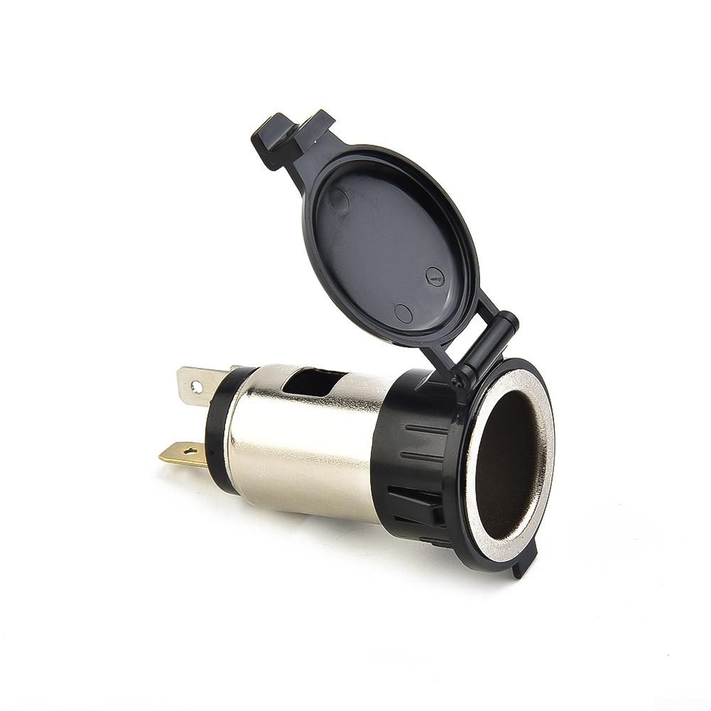 Portable And Practical 100cm Wire 1 Set Fuse 12V Adapter Black Cable Car