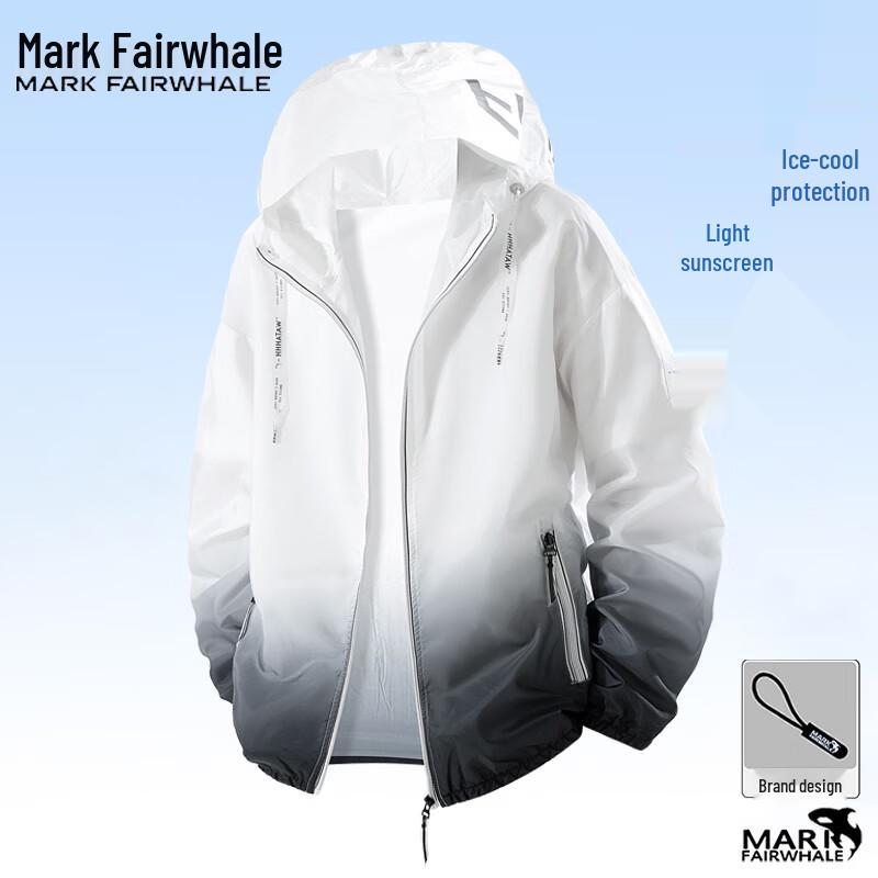 Mark Fairwhale Men's Summer Lightweight Sun Protection Hooded Jacket