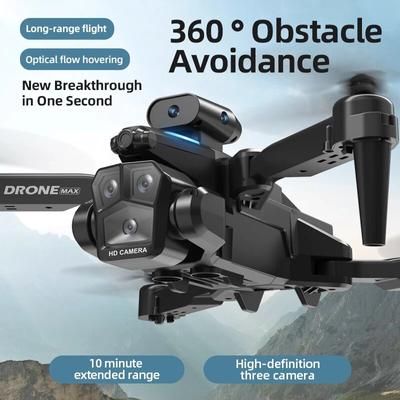 Új C10 Max 6000M GPS 3 kamera Rc Drone HD optikai áramlási pozicionálás akadályok elkerülése gesztus fotózás Összecsukható Quadcopter játék ajándékok
