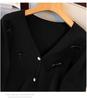 Plus Size Women’s Loose Cardigan Sweater, Bust 150/160, Sizes 200-350 Jin - Model 8303