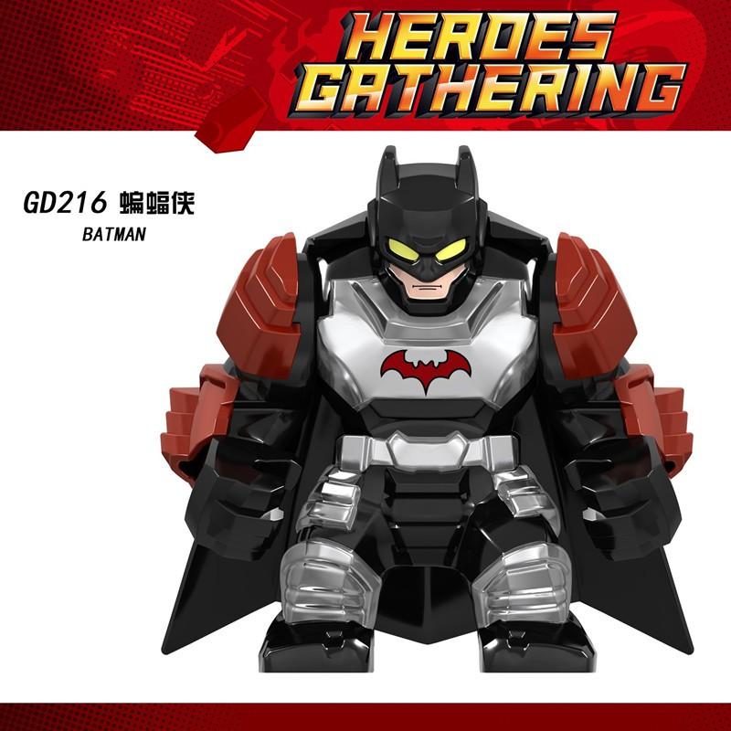 Compatible DC Super Heroes Batman Movie Minifigures Big Size Model Building Blocks Doll Kids Toys Gifts