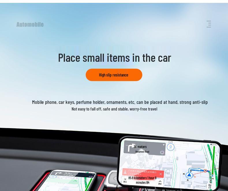 B-28 4v1 Aromaterapeutická protiskluzová podložka na telefon do auta