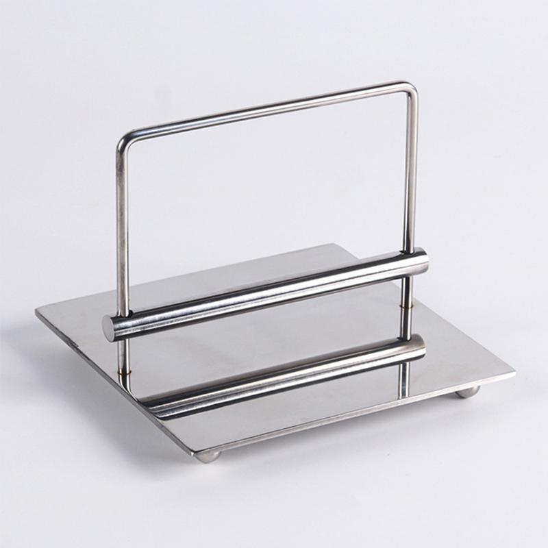 Adorno de Portarrollos de Papel Fijo de Metal, Portaservilletas Vertical, Caja de Almacenamiento de Servilletas de Escritorio para Sala de Estar, Decoración del Hogar