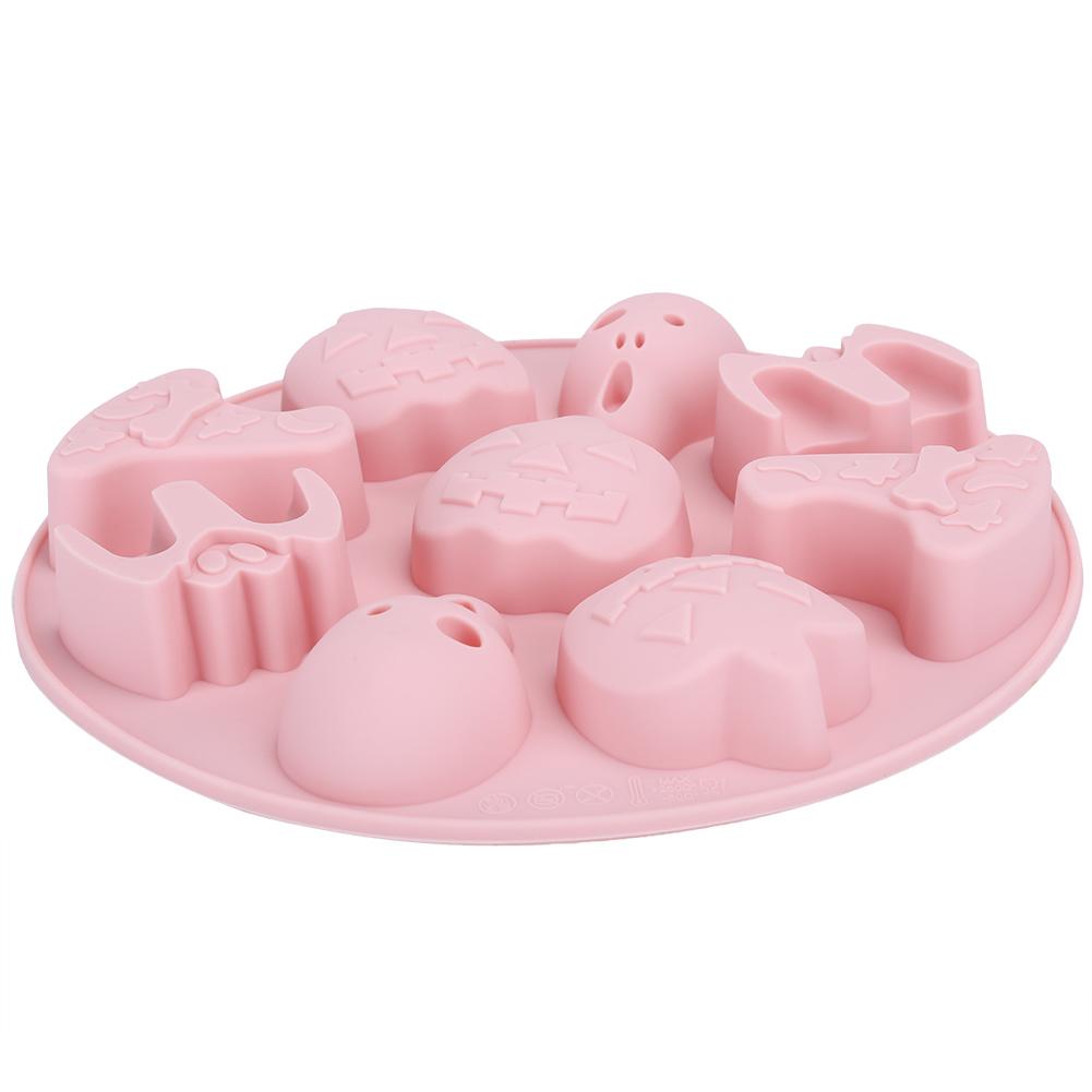

2pcs Halloween Pattern Silicone Mold Cake Chocolate Fondant Mould Decorating Baking Tool