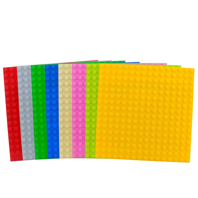 256 Dots Large Particle Building Blocks Baseplate DIY Bricks Base Plate Construction Accessary Toys For Children Christmas Gifts