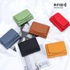 Genuine Leather Small Wallet Fashionable Simple Coin Bag Multifunctional Three-fold Short Pure Cowhide