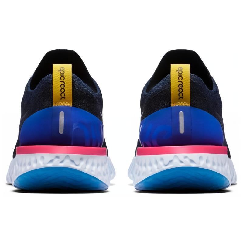 Nike Epic React Flyknit Κολεγιακό Ναυτικό Γυναικεία Αθλητικά Παπούτσια AQ0070-400
