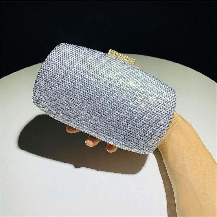 Sparkly Diamond Rhinestones Evening Bag Prom Parties Handbag Purse for Formal