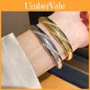 Geometric Zircon Silver Bracelet With 18k Gold Plating For Elegant Women