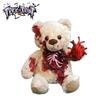 Ours en peluche sanglant pour Halloween, atmosphère sanglante, accessoires en résine pour salon, Festival d'horreur, fête dans la cour