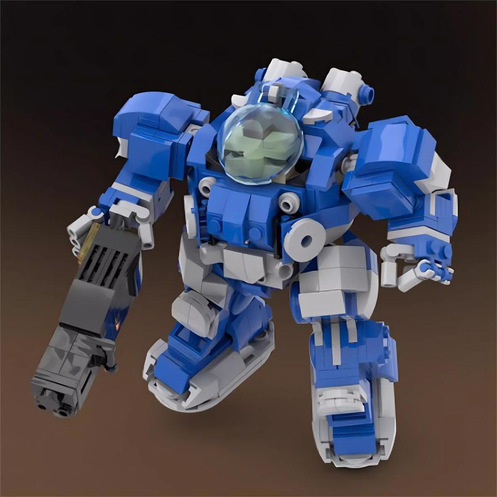 M-180081 Starcraft Travel Interstellar Ocean Compatible  Puzzle Children'S Assembling Robot