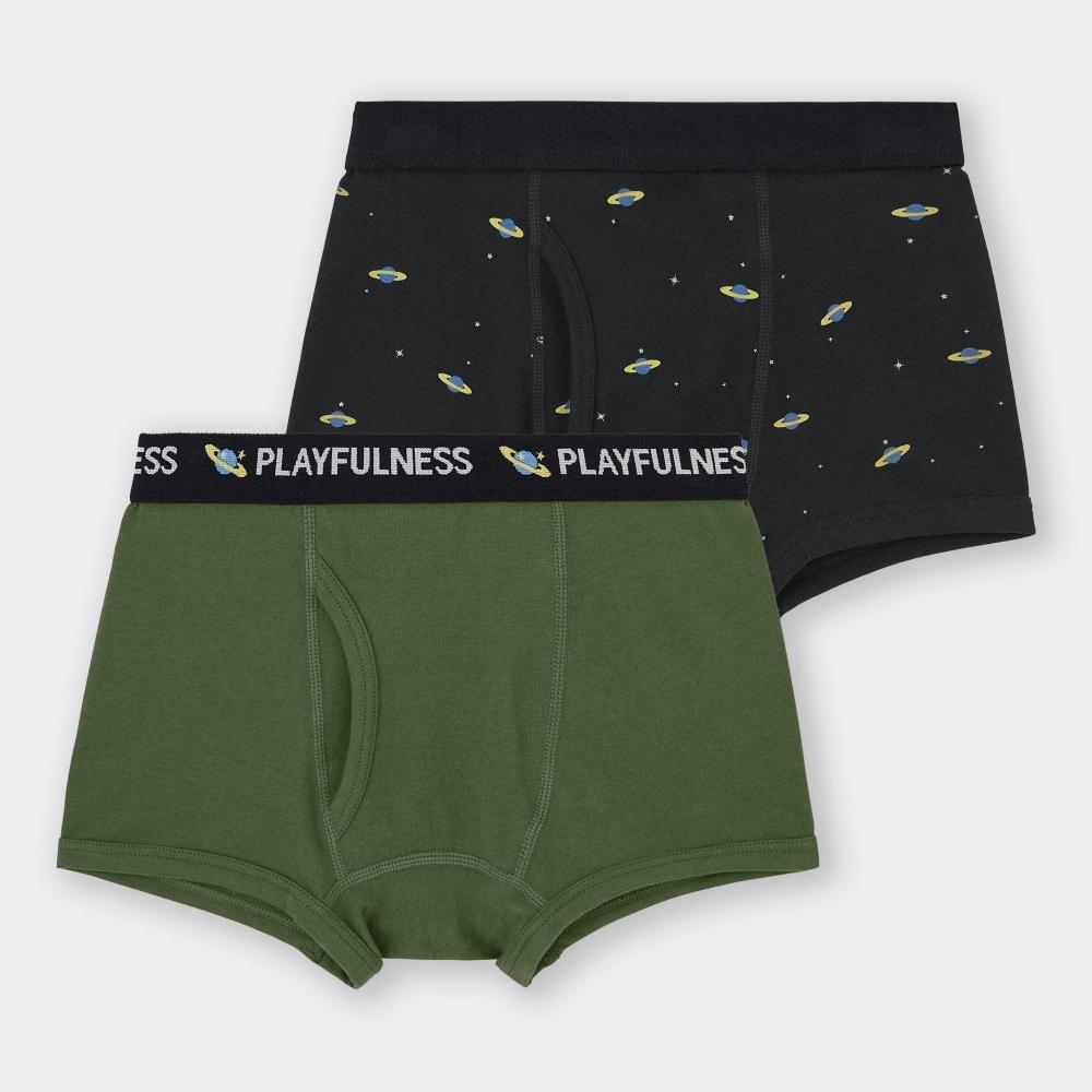 

GU by Uniqlo Боксеры для мальчиков 2P Planet 80 MULTI PATTERN 1/110 cm