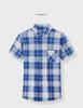 Men's Summer Plaid Cardigan Shirt - Short-Sleeve, Korean Style, Non-Iron Casual Lapel Top