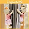 Creative Bunny Fabric Curtain Clips With Magnetic Fastening For Kids Room And Decorative Window Treatments