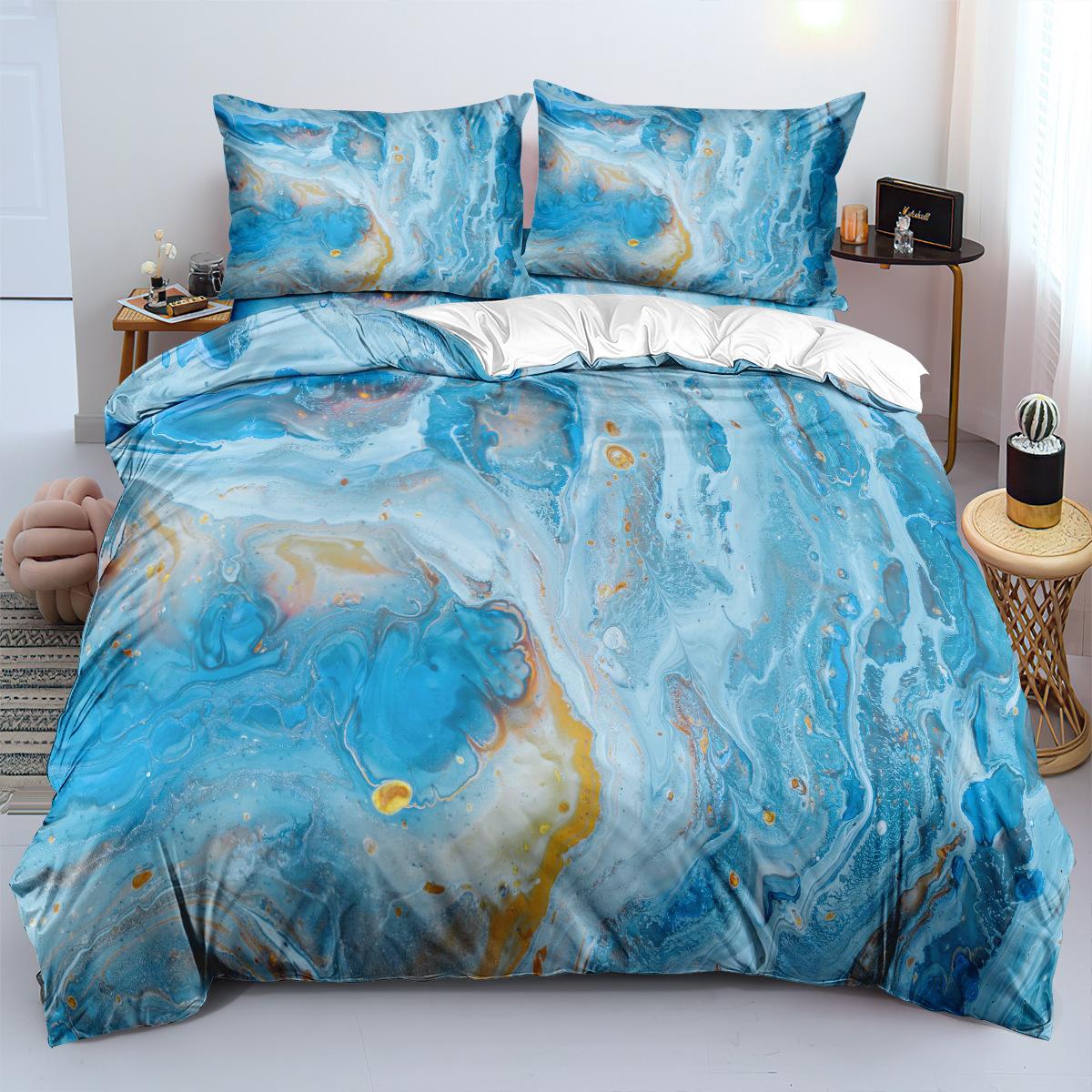 

Dream Gilt Bedding Three-Piece Set 90-120G Abrasive Cloth 3D Digital Printing 90 * 200