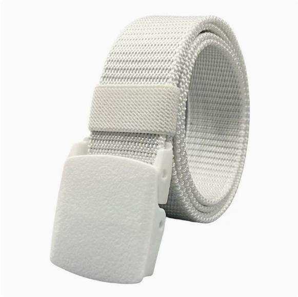 Декоративный ремень для женщин, без металлических акцентов One Size белый
