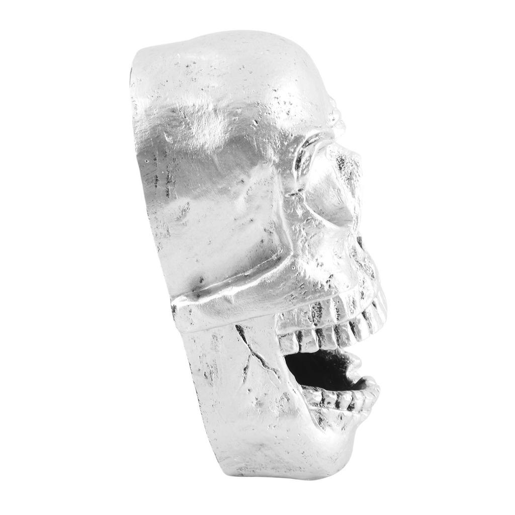 Motorcycle Headlight Skull Decoration Retro Head Bone Headlight Decoration for Motorcycle Decorations