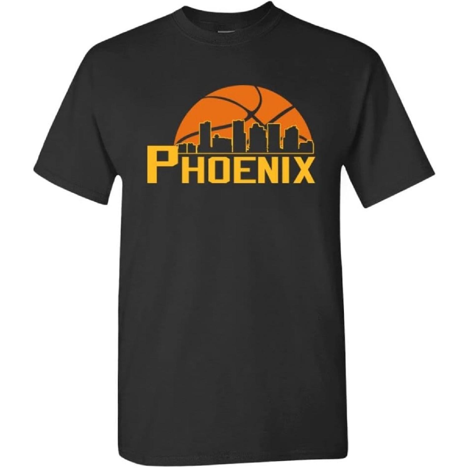 Phoenix Fans Retro Skyline T-Shirt, Black, 4X-Large S