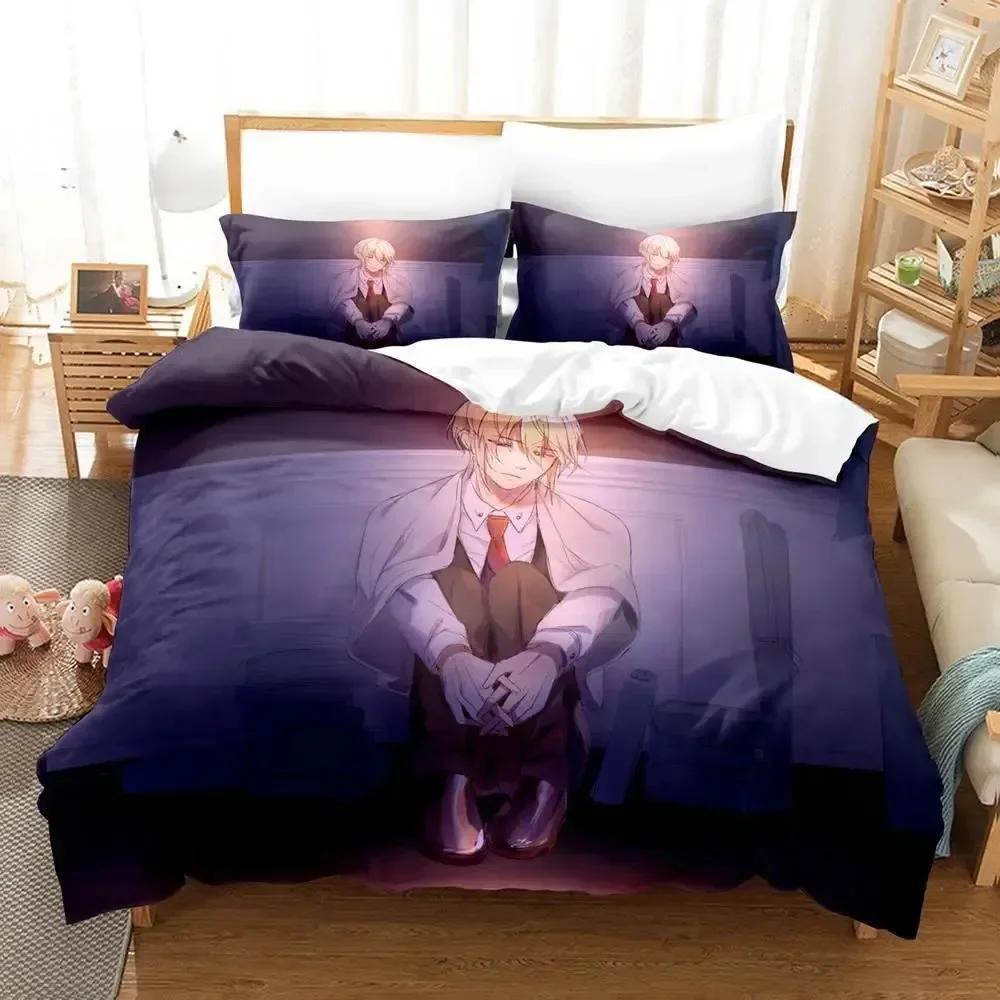 New 3d Print Anime Moriarty the Patriot Beding Set Single Twin Ful Quen King-Sized Dimensionsd Dimensions Bed Linen Set Adult People Kid Bedrom Duvet