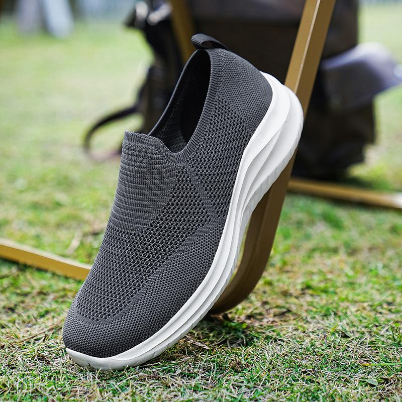 

Large size men s shoes sports shoes spring light breathable mesh running shoes lazy casual shoes 48