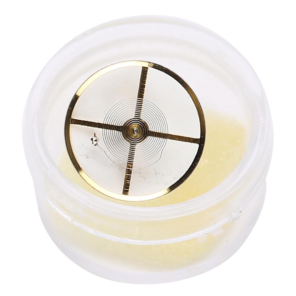 8205 Watch Movement Balance Wheel Alloy Full Swing Hairspring Watch Repair Accessories Golden