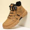 Winter New Style with Plush and Thickened High Top Men's Cotton Shoes Versatile Warm Men's Snow Boots