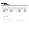 Unique Oversized Cat-Eye Plain Glasses Fashionable Cutout Design Ins Decorative Blue Light Blocking Non-Prescription Eyewear