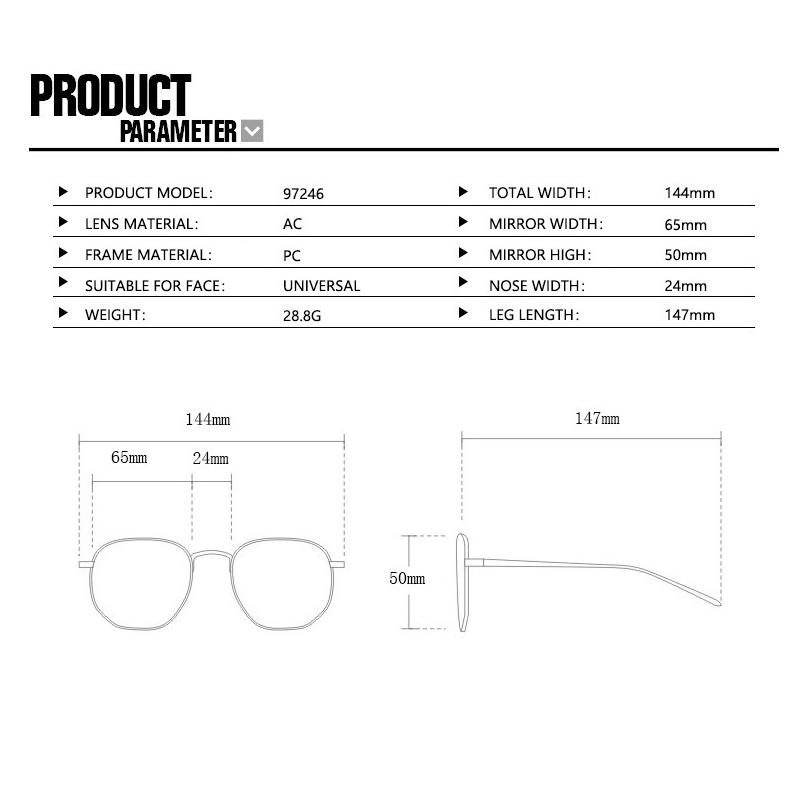 Unique Oversized Cat-Eye Plain Glasses Fashionable Cutout Design Ins Decorative Blue Light Blocking Non-Prescription Eyewear