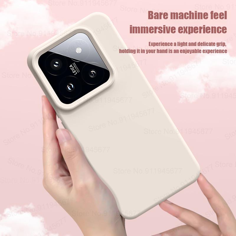 Liquid Silicone Case For Xiaomi Mi 14 Ultra 13T 13 Lite 12T 12S 11T Redmi Note 13 12 11 10 Pro Plus 5G 13C Shockproof Soft Cover
