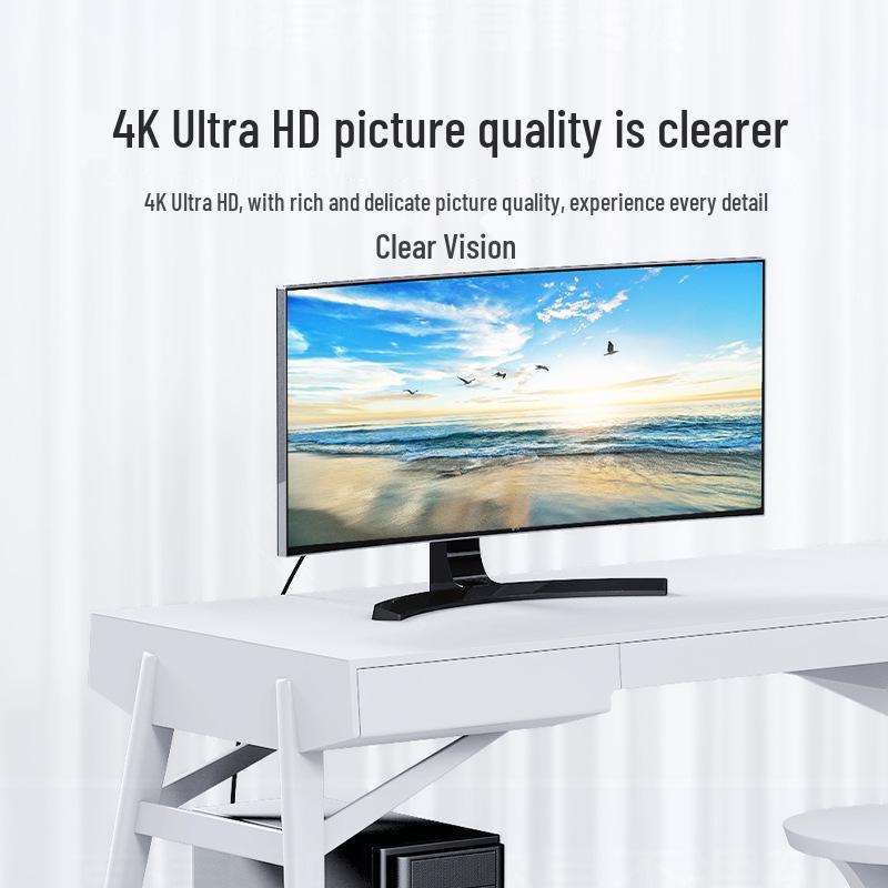 4K DisplayPort Male To HDTV Adapter Cable for TV/Monitor