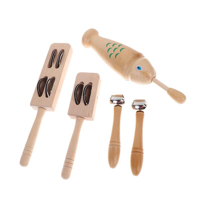 Toddler Baby Wooden Percussion Instruments for Hands-On Learning and Musical Fun