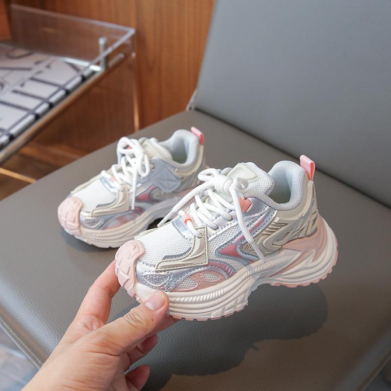 Boys' sports shoes spring and autumn new children's shoes girls' dad shoes middle and older children's casual running shoes trend