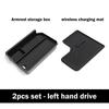 Pour Toyota Prado Land Cruiser Prado 250 J250 LC250 Boîte de rangement pour accoudoir central avec tapis de charge sans fil 2024 2025 Outils Voiture