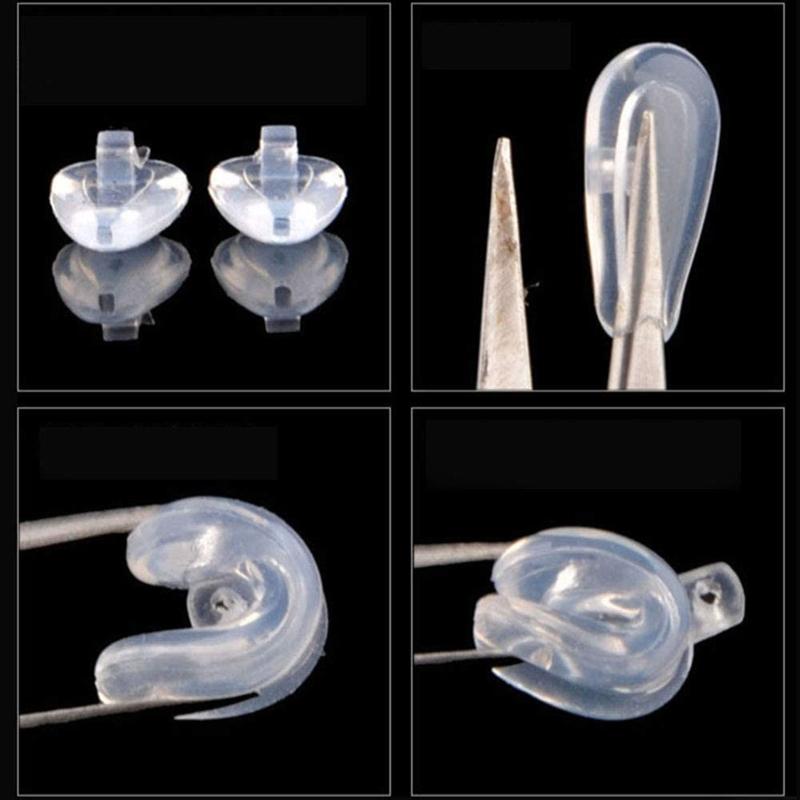 25 Pair/Lot Silicone Eyeglass Airbag Soft Nose Pad On Nose Pad Glasses Massage for Health Care Anti-Slip Tool for Sungla