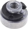 2pcs/set Accessories Fender Seat Nut Bolt Compatible with Harley 1/4 Inch Silver