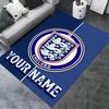 Custom Name England Soccer Carpet Rug for Living Room Bedroom Home Sofa Decoration,Kids Play Non-slip Floor Mat