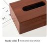 Huixing Light Luxury Solid Wood Tissue Box - Creative Desktop Napkin Storage for Living Room