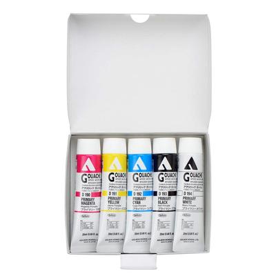 Acryl Gouache D421 20ml 5 Grundfarben Set 07421