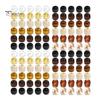 Multi-strand Braid Beads 60Pcs Dreadlock Hair Accessories, Large Hole for Thick Braids And Kids Adult Dreadlocks, Multi-Color Imitation Wood