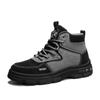 Fashion Men Boots Casual Shoes Leather Outdoor Platform Walking Fashion Luxury Designer Work High Top Ankle Sneakers Cowboy Winter Work