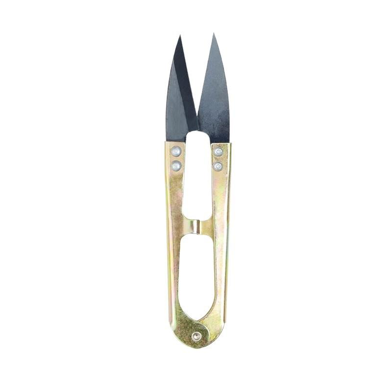 V-shaped Small Scissors Thread Scissors Handmade Stainless Steel Household Small Yarn Scissors for Sewing and Embroidery Small Thread Scissors