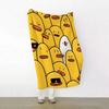 Art C-Cute Y-Yellow D-Duck Throw Soft Warm Flannel Fleece Throw Blanket for Sofa Bed Travel Home