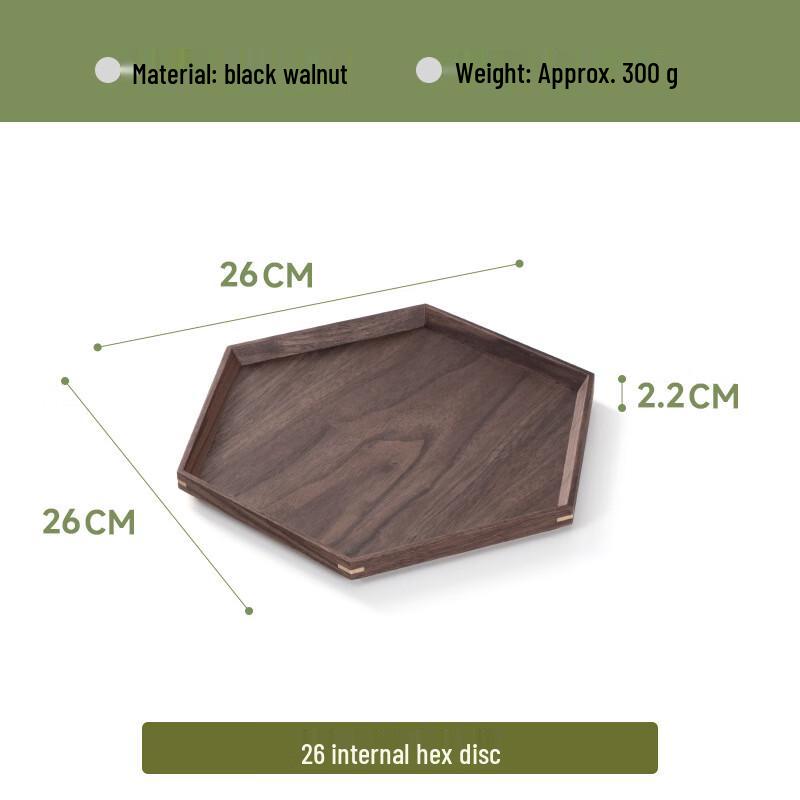 

DH Black Walnut Wood Serving Tray