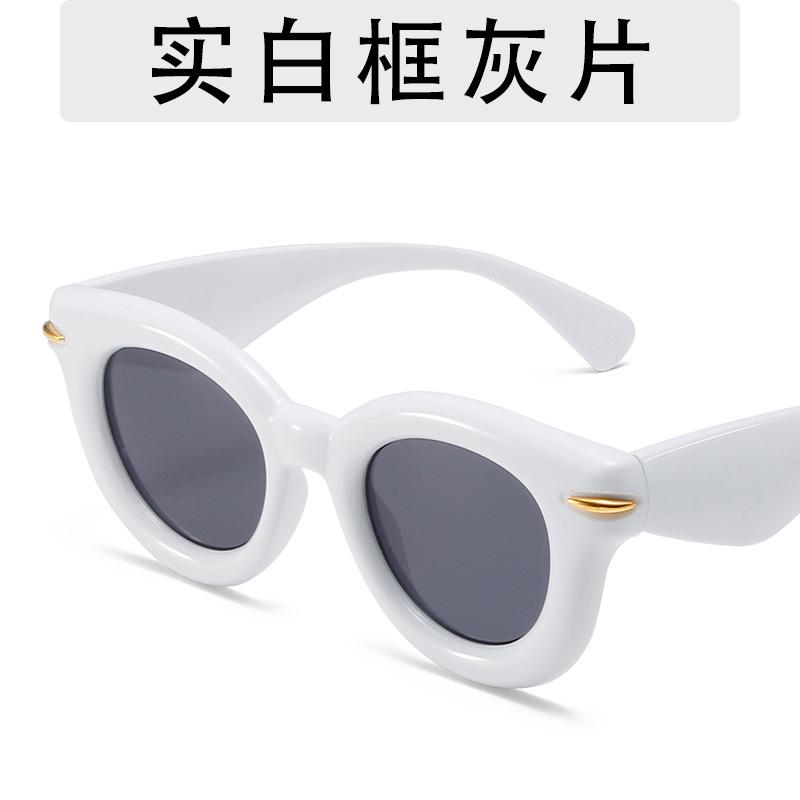 

Солнцезащитные очки в круглой оправе, персонализированные, Райс Дин, большая оправа, очки-пузыри, женские очки as shown in the picture