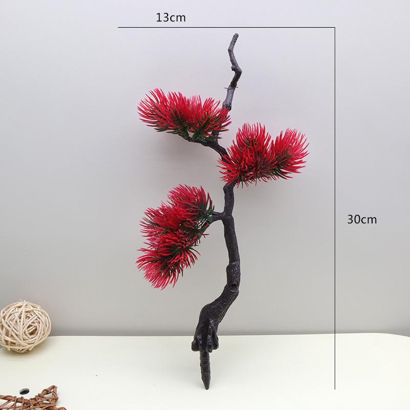 Densata Artificial Pinus Pineneedle Greenery Landscape Decor For Living Room