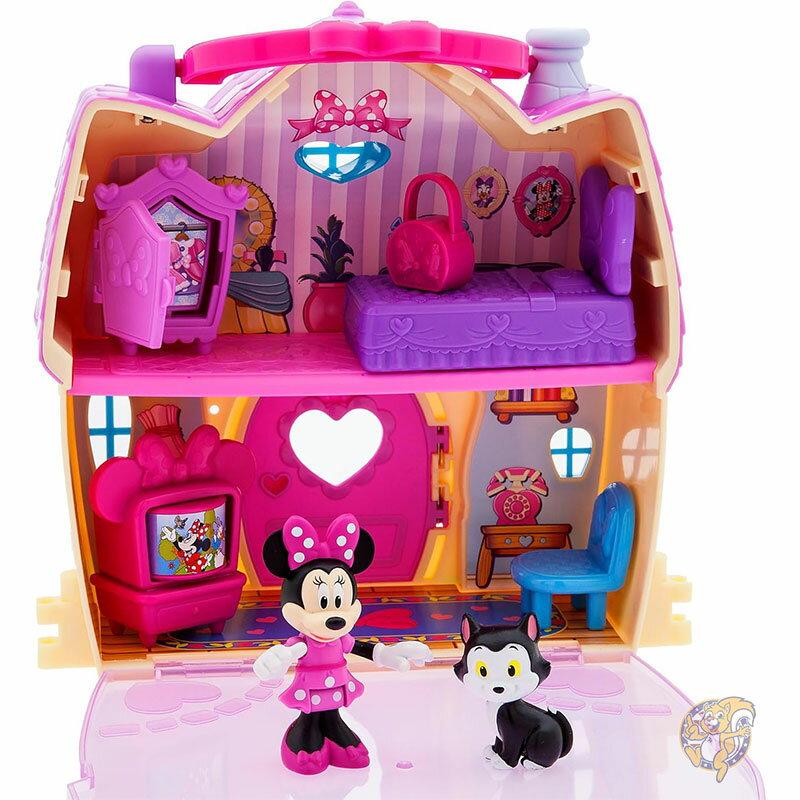 

Офіційний ігровий набір «Клуб Мінні Маус» від Disney Store, інтерактивний будиночок, фігурка кота Міккі, набір з 13 предметів.