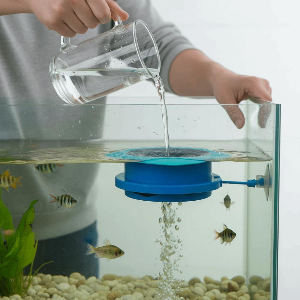 Spill-Free Pouring Diffuser Floating Water Filling Accessory Aquarium Water Flows Baffle Aquarium