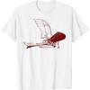 Leonardo Da Vinci Airplane Glider T-shirt