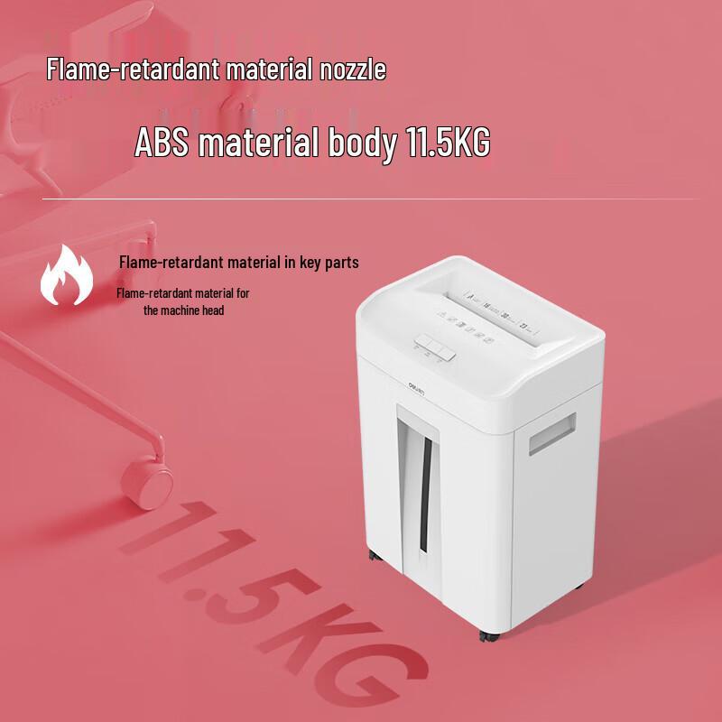 Deli 14436 Commercial Strip-Cut Paper Shredder CN Plug (adapter Included)